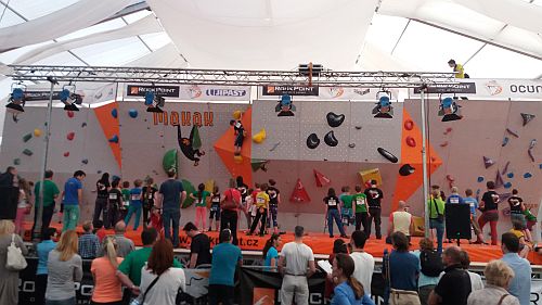 Dtsk zvod v boulderingu Sport Expo 2016