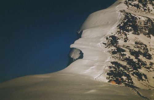 Pik Komunismu (Somoni, 7495 m) z vstupu