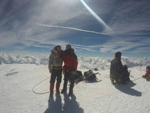 Vrchol Mont Blancu