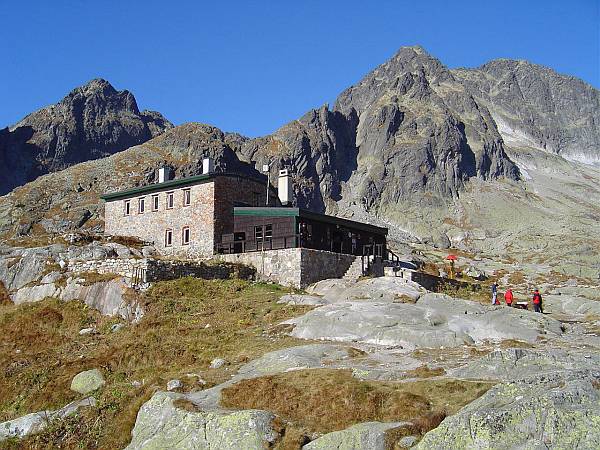 Téryho chata, Vysoké Tatry, autor Kristo, Wikipedia Téryho chata, Vysoké Tatry, autor Kristo, Wikipedia