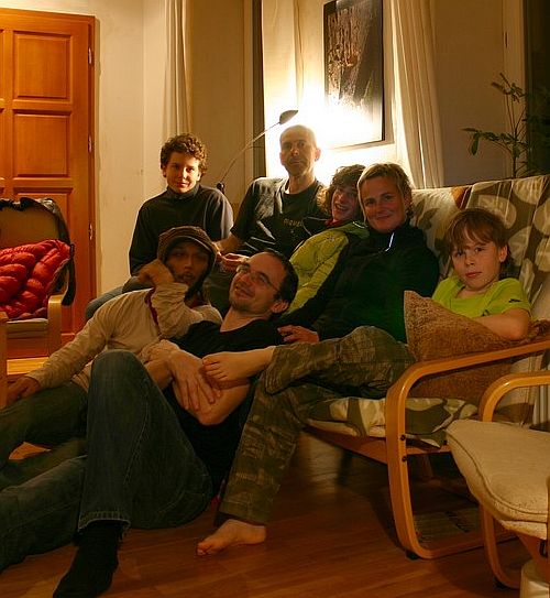 Philippe s rodinami Ondrovch a Wolfovch