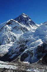 Mount Everest and Nuptse from Kalapatthar
photo: Pavel Novak
This file is licensed under the Creative Commons Attribution-Share Alike 2.5 Generic
https://commons.wikimedia.org/wiki/File:Everest_nubtse.jpg
 