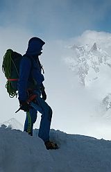 Hebnek na Midi pi nvratu na lanovku