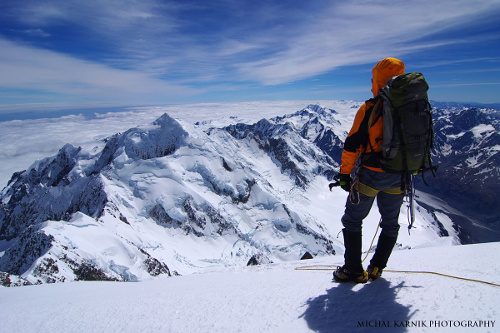 Aoraki - sestup 1