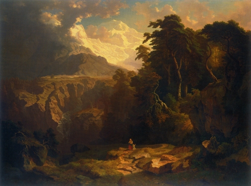 Ortlergruppe von Heinrich Heinlein 1845