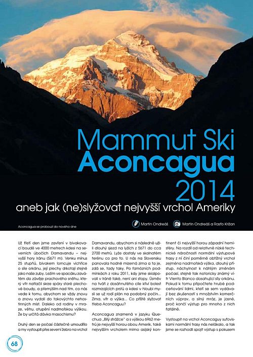 laH 2015/1 Aconcagua