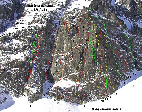 Satanova Galria - 2432 m