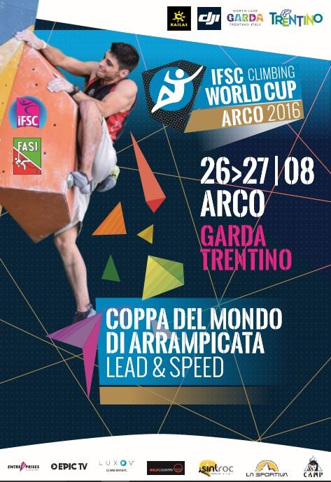 World Cup Arco plakt