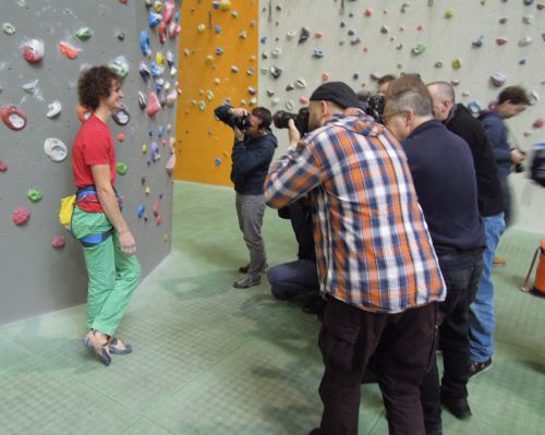 Adam Ondra v zjmu fotoreportr