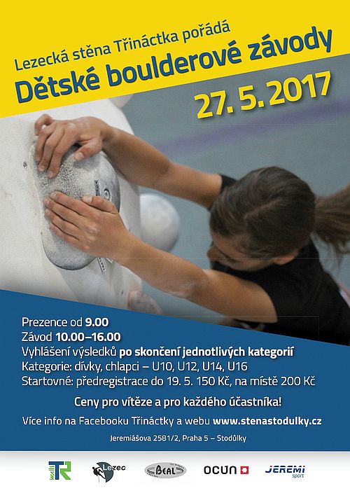 Dtsk boulder zvody Tinctka