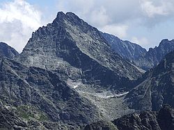 Vysok z Vynho Kprovskho sedla
Jerzy Opioa
CC BY-SA 4.0
https://cs.wikipedia.org/wiki/Vysok%C3%A1_(Tatry)#/media/File:Wysoka_a3.jpg