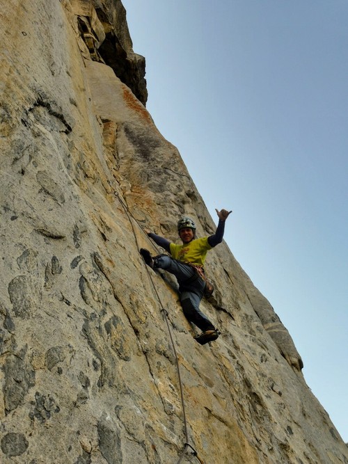 Radost po OS pelezu prvn klov dlky za 5.13a.