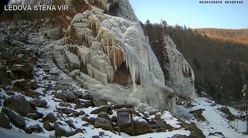 Ledov stna Vr - aktuln foto