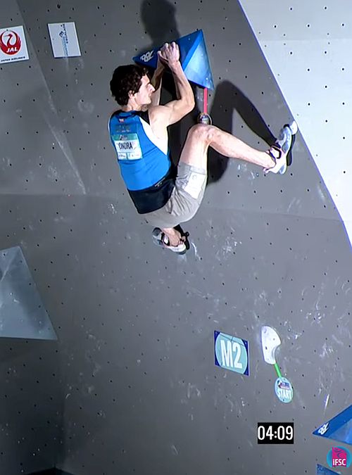 Adam Ondra bouldering kvalifikace