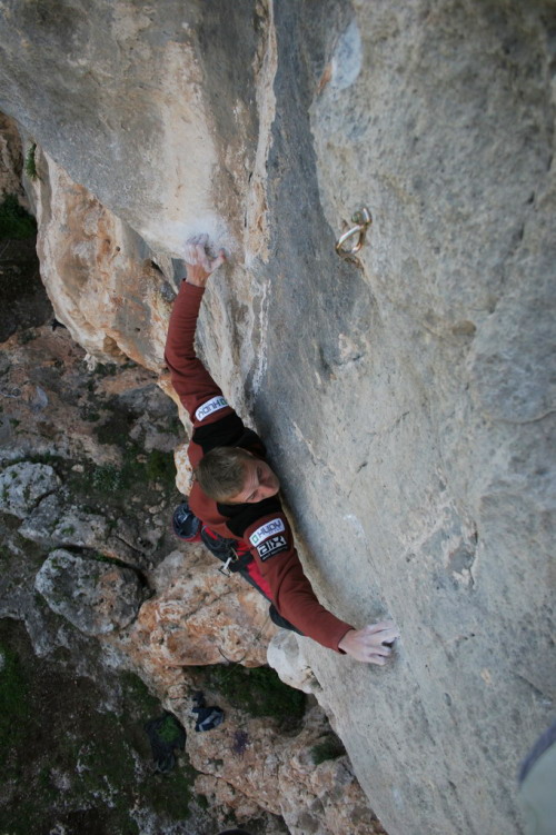 Smolo v cest Crux 8a